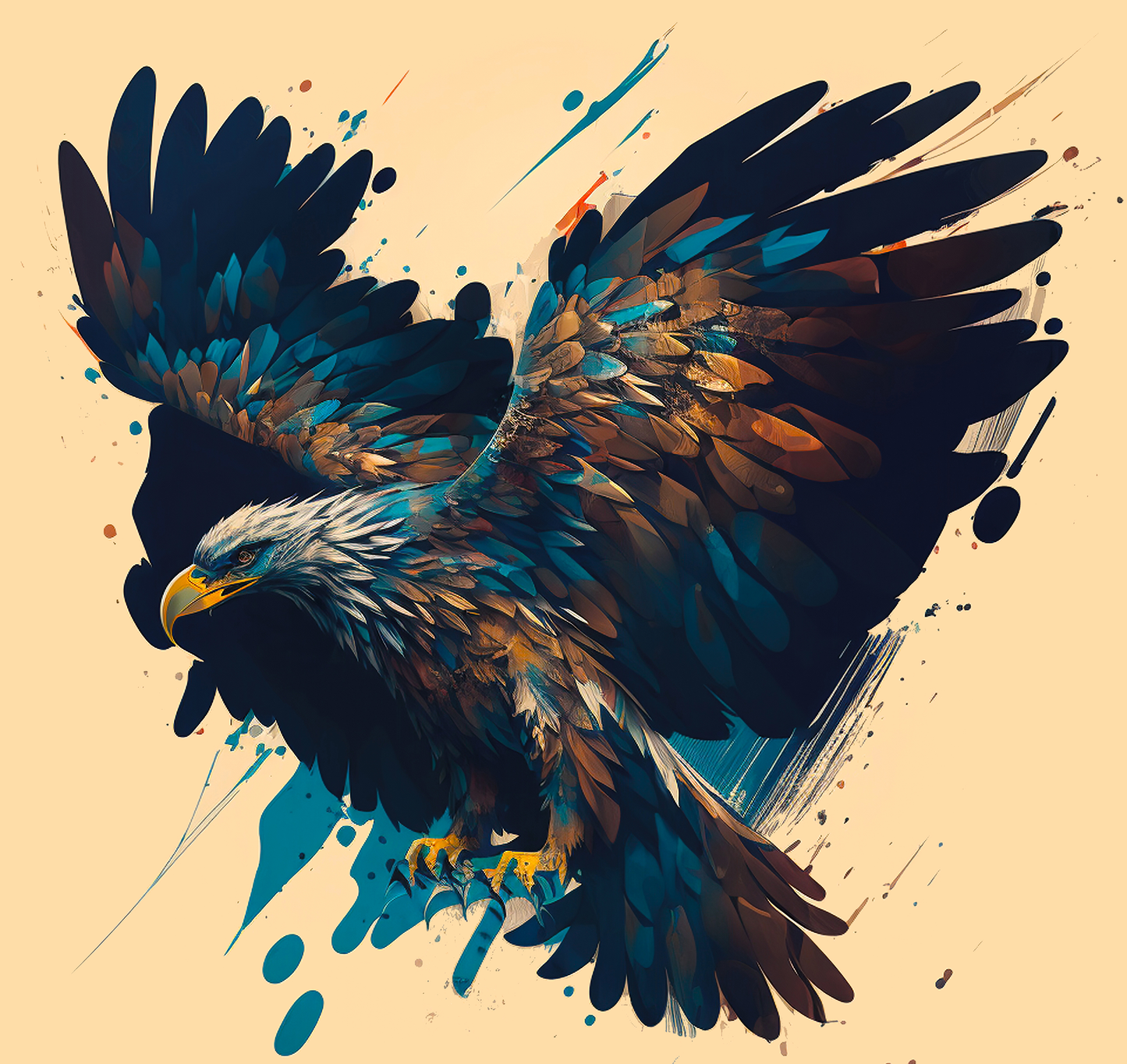 Einteiliger Badeanzug - Adler