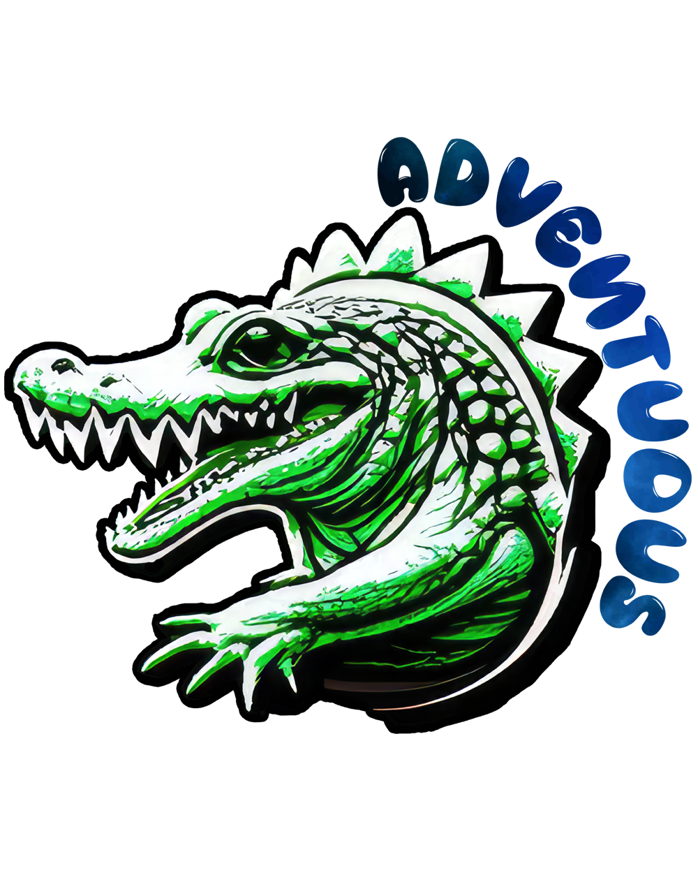 Kurzärmliger Baby-Einteiler - Aligator-Adventuous