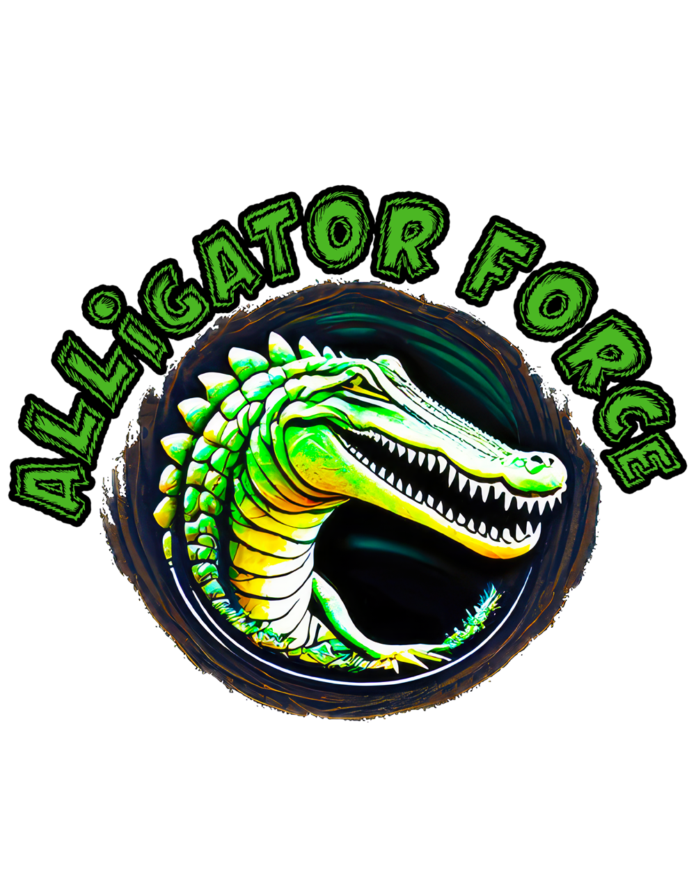 Kurzärmeliges Baby-Jersey-T-Shirt - Aligator-Force