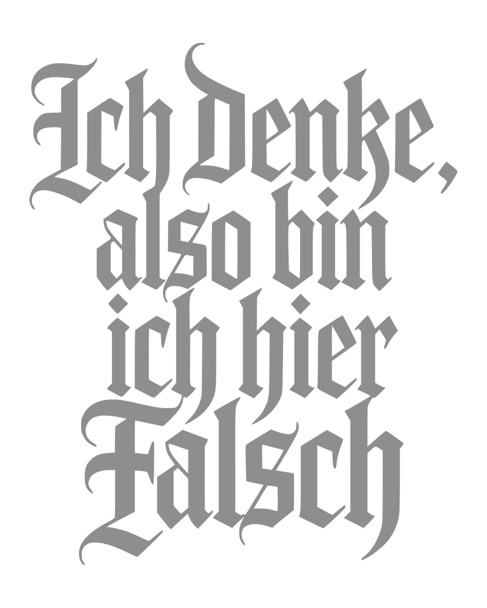 Unisex-Bio-Baumwoll-T-Shirt - Bin Falsch