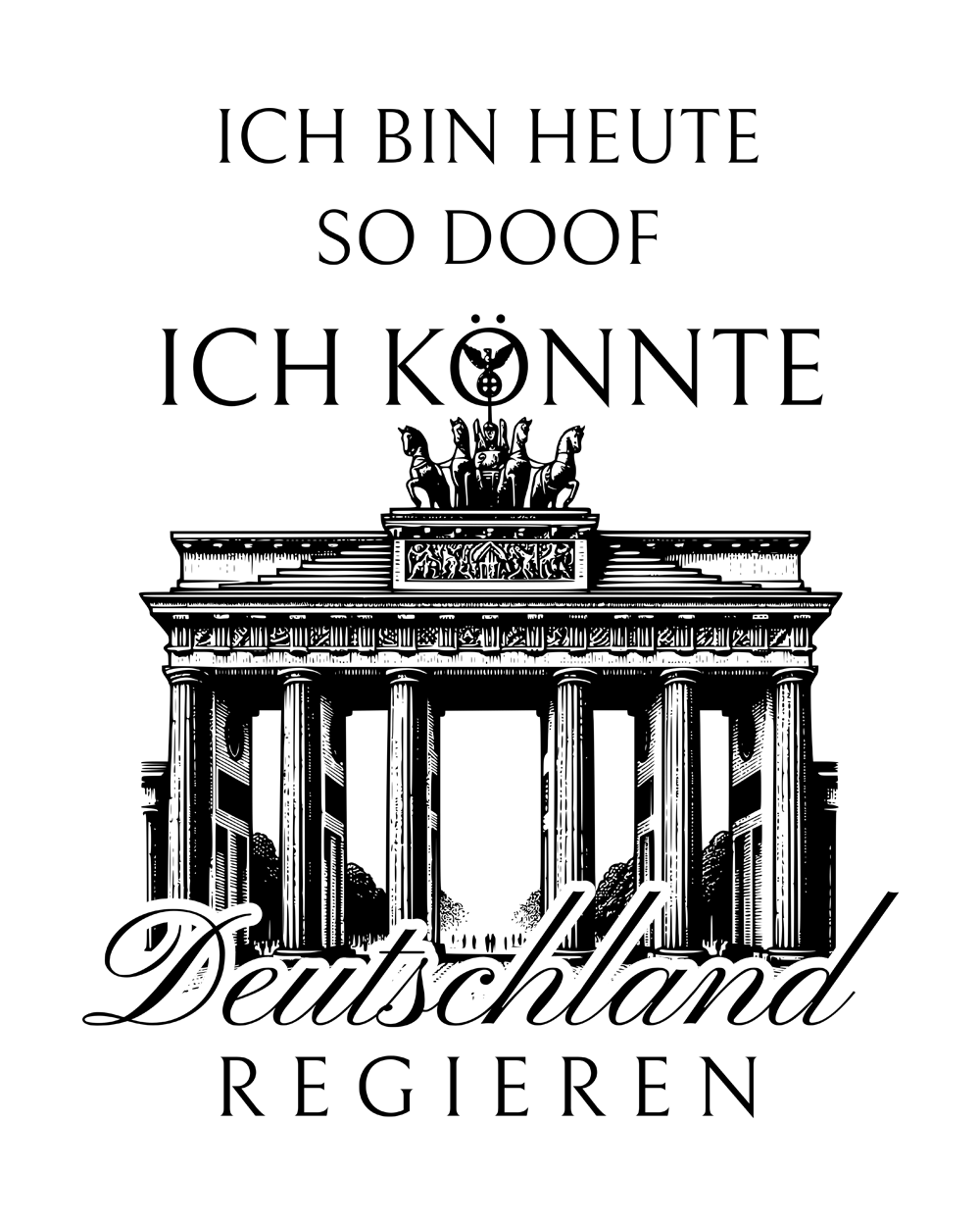 Unisex-Bio-Baumwoll-T-Shirt - Deutschland regieren