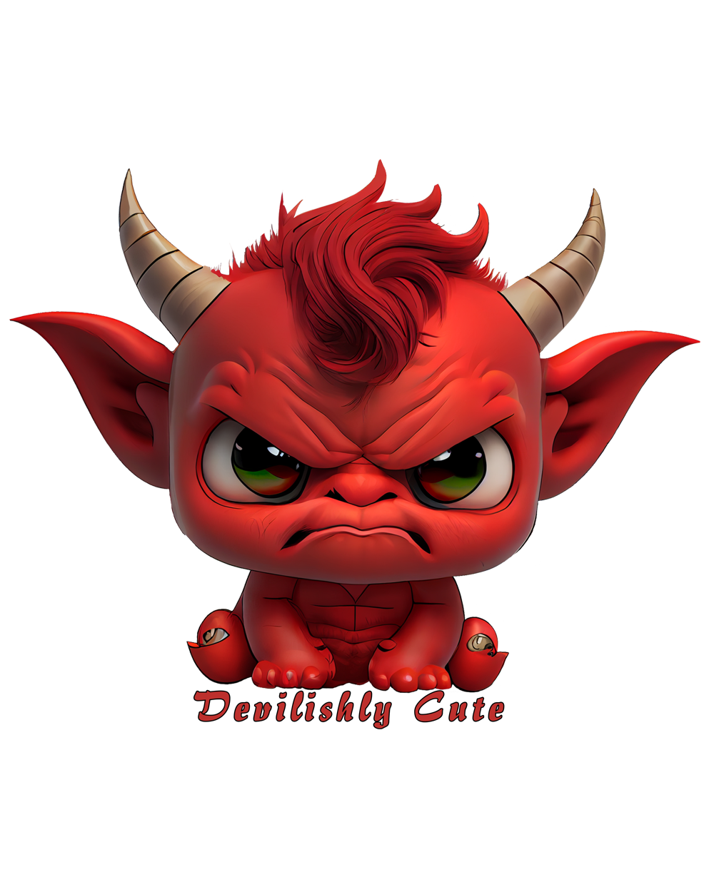 Kurzärmeliges Baby-T-Shirt - Devilishly Cute