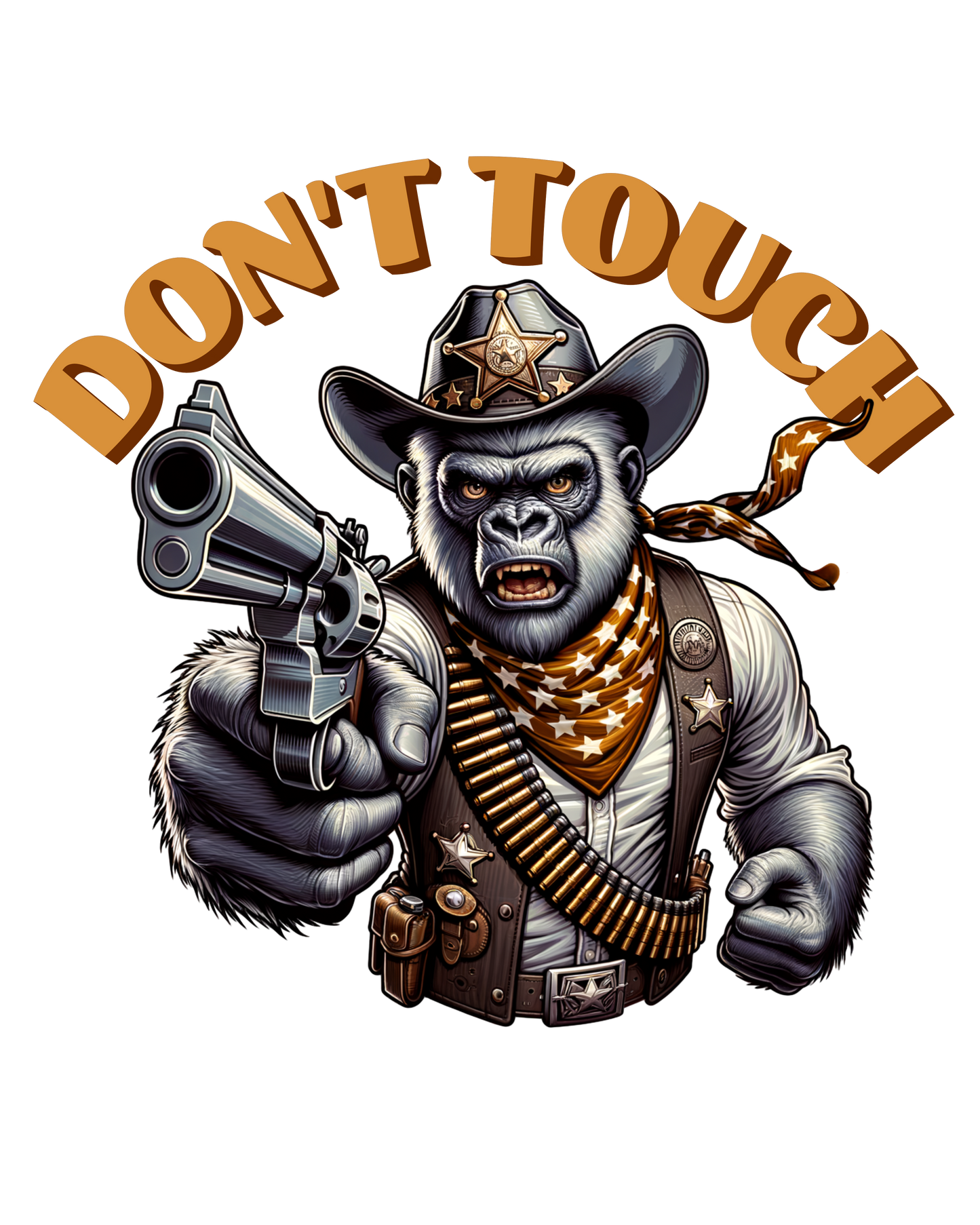 Weiße, glänzende Tasse - Don't Touch
