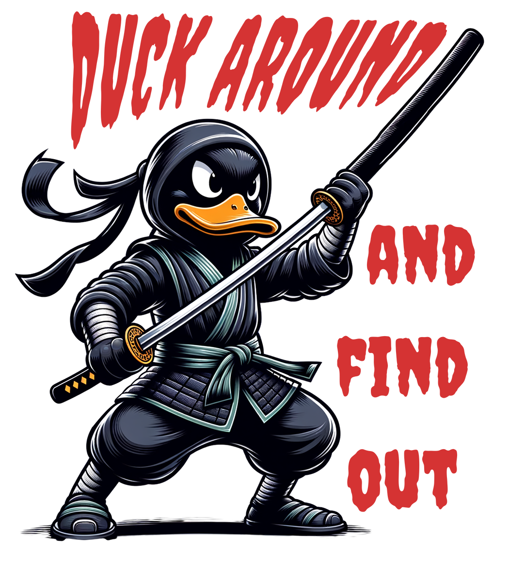 Unisex-Bio-Baumwoll-T-Shirt - Duck around