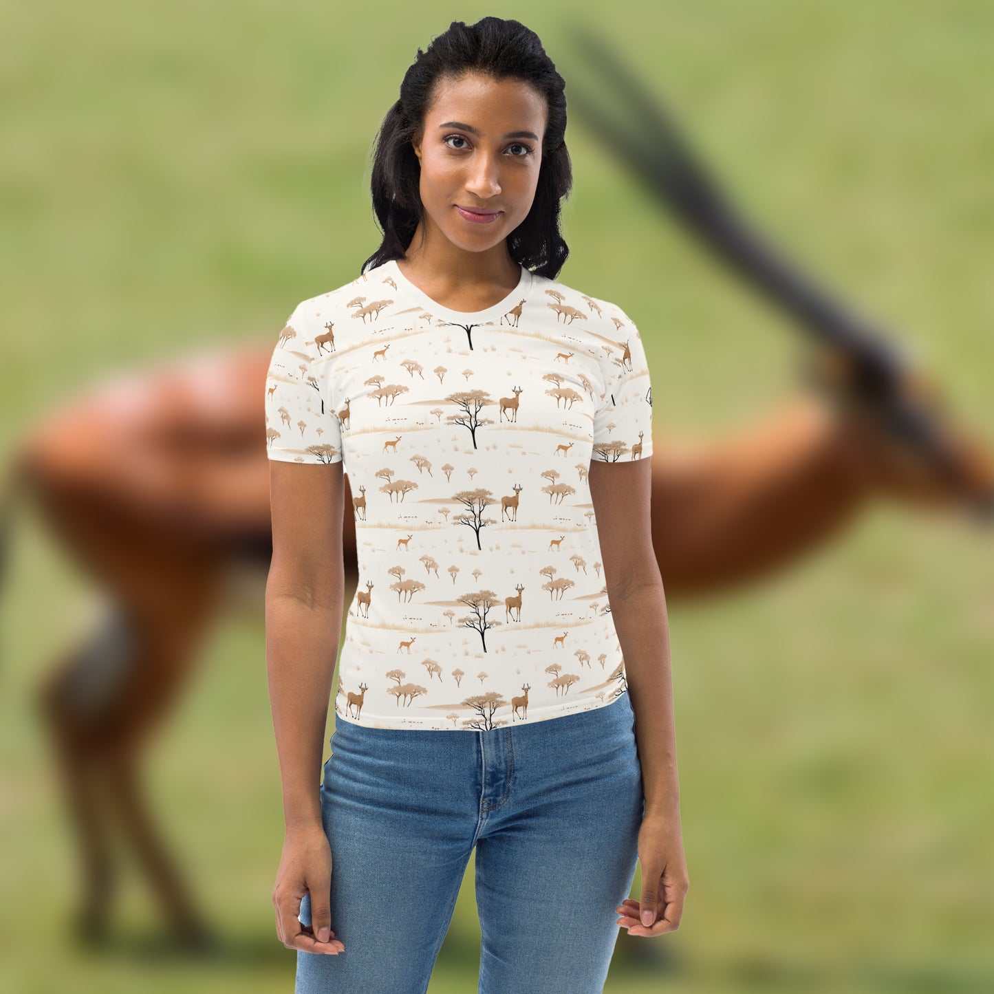 AllOver-Damen-T-Shirt - Gazelle