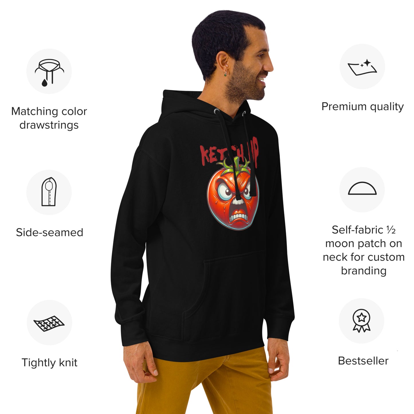 Herren-Kapuzenpullover - KetchUp