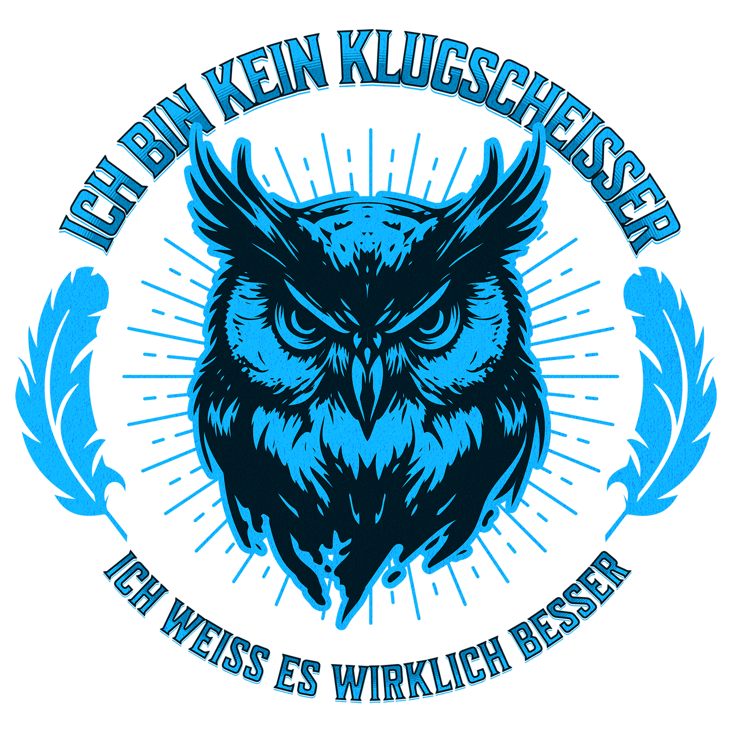 Herren-Kapuzenpullover - Klugscheisser