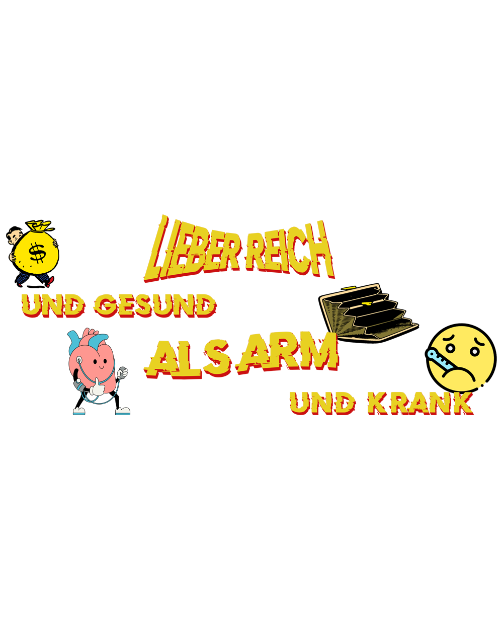 Weiße, glänzende Tasse - Lieber Reich