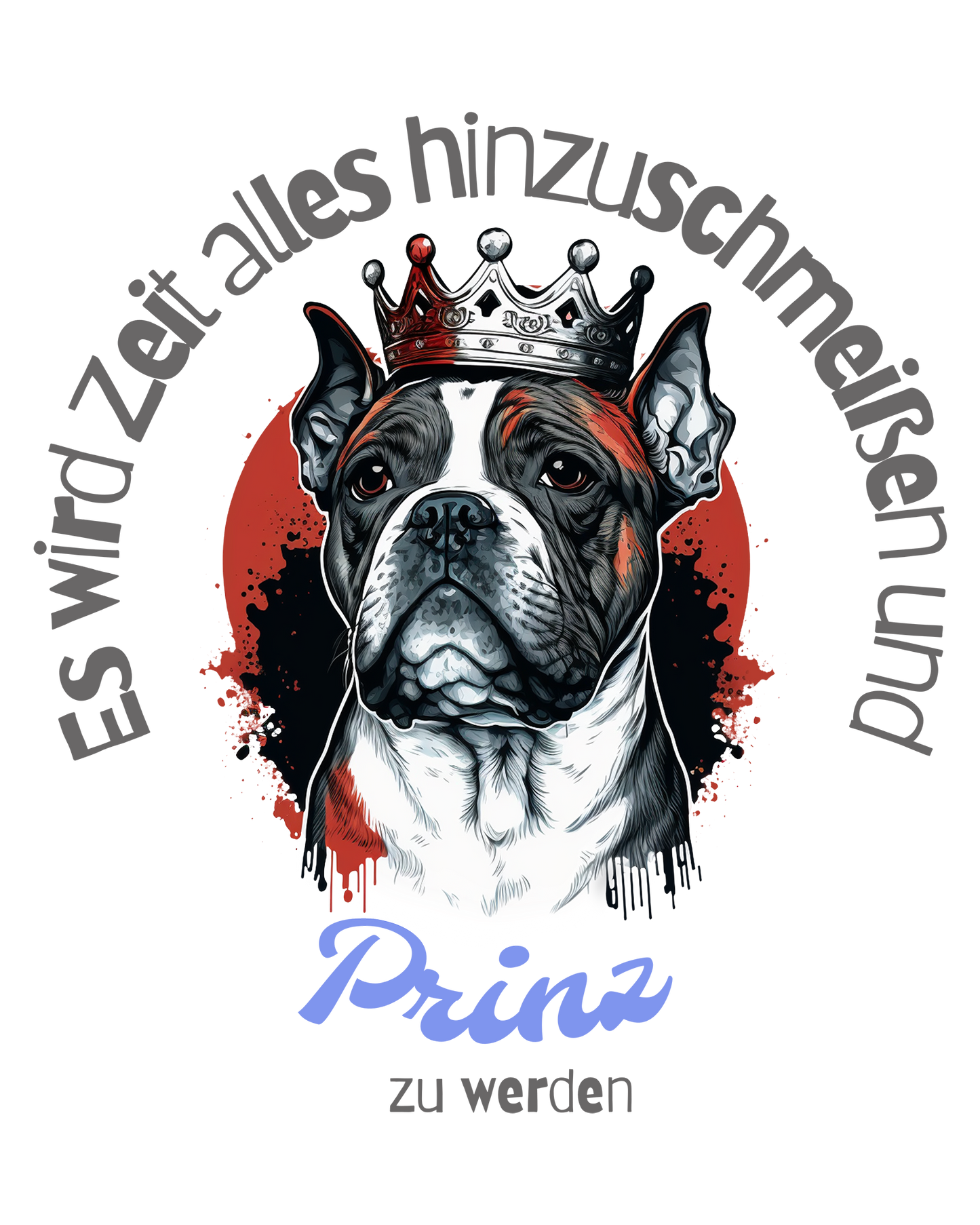 Weiße, glänzende Tasse - Prinz