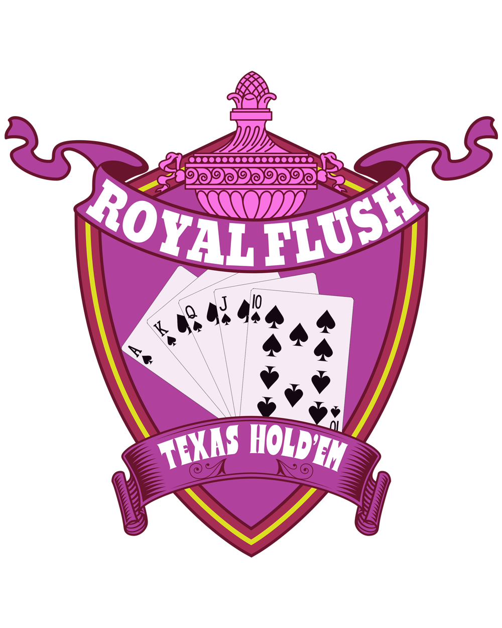 Weiße, glänzende Tasse - Royal Flash