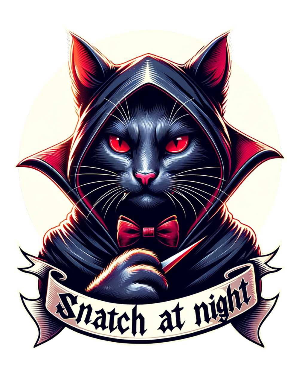 Unisex-Kapuzenpullover - Snatch at night
