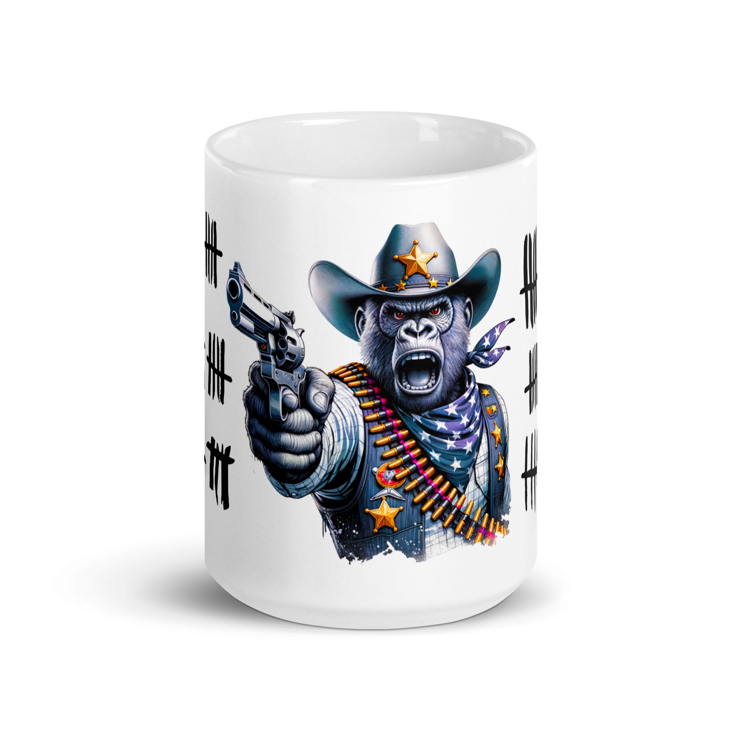 Weiße, glänzende Tasse - Wer ist der Nächste