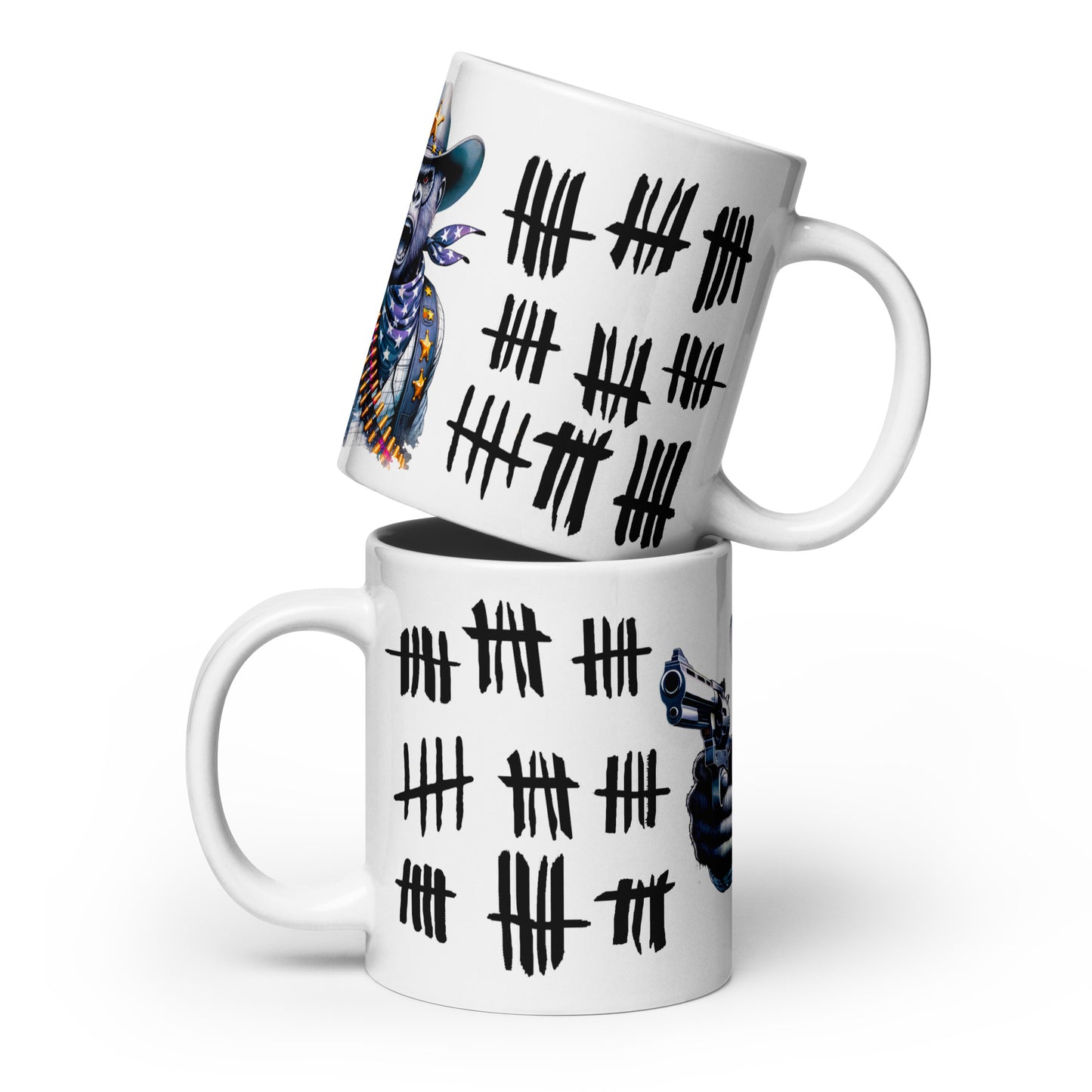 Weiße, glänzende Tasse - Wer ist der Nächste