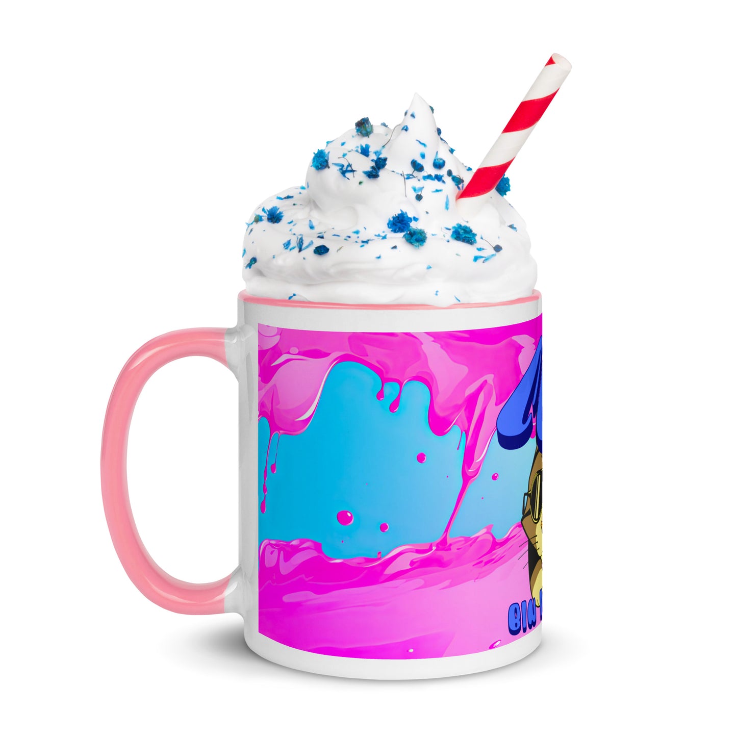 Tasse mit rosa Innenseite - Wie Cool-Rs
