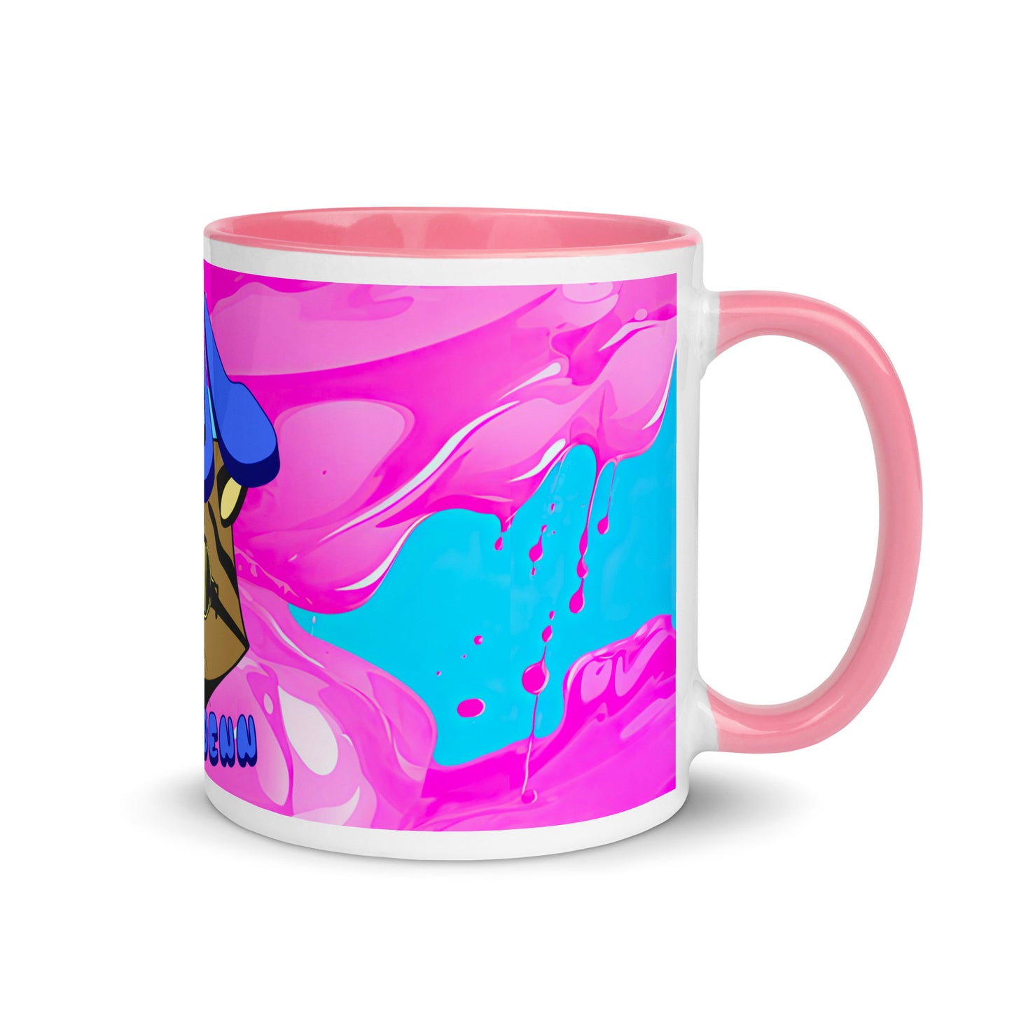 Tasse mit rosa Innenseite - Wie Cool-Rs