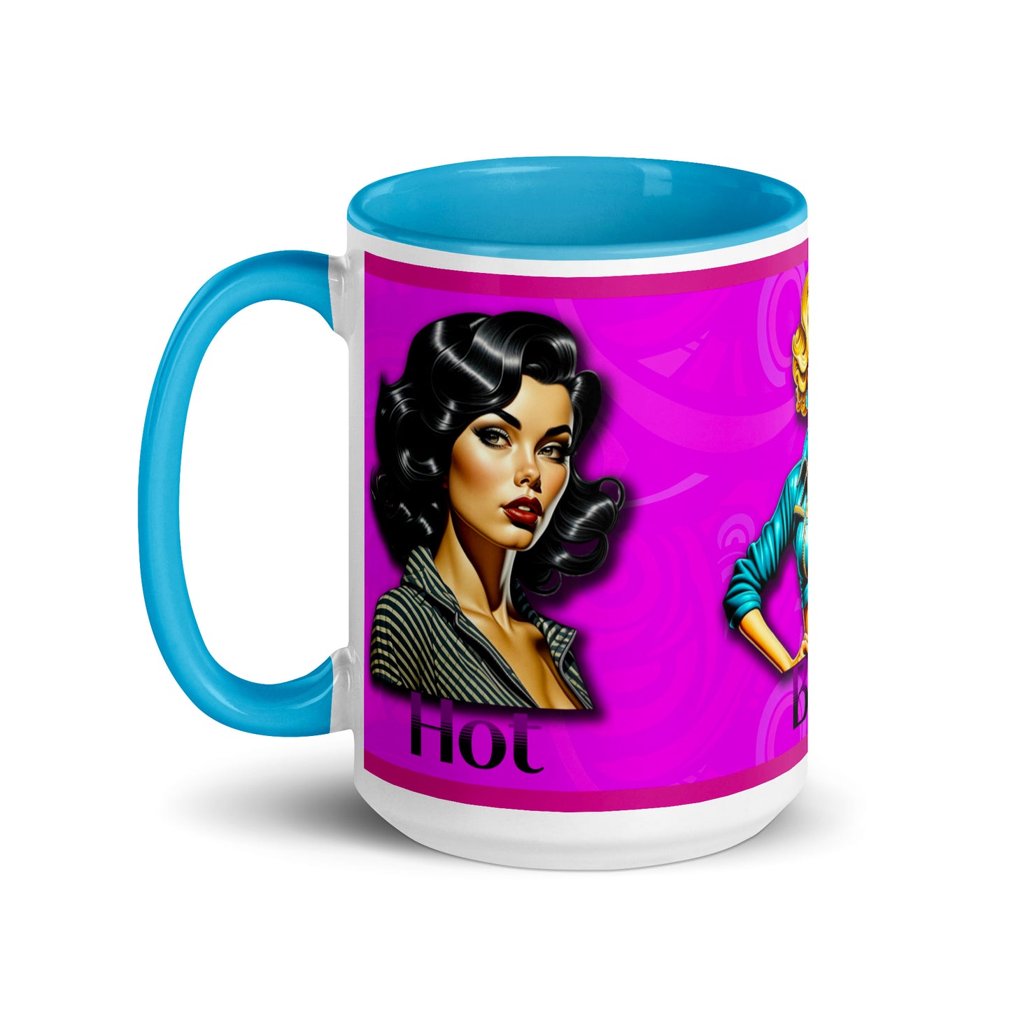 Tasse mit farbiger Innenseite - Hot Bold Timeless
