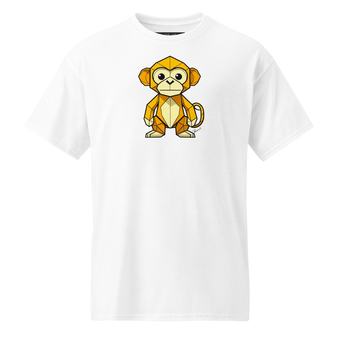 DryBlend® T-Shirt - Origami der gelbe Affe
