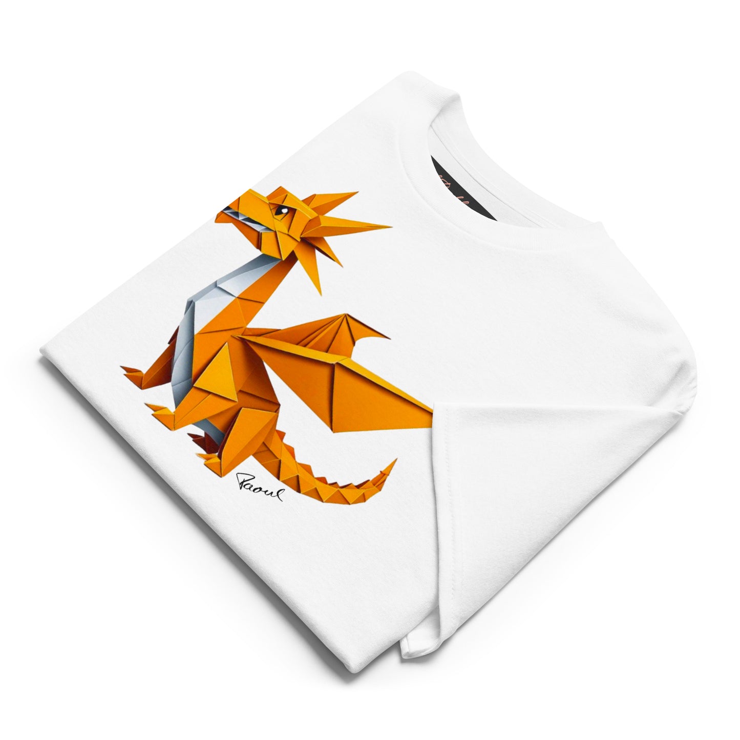 DryBlend® T-Shirt - Origami der gelbe Drache