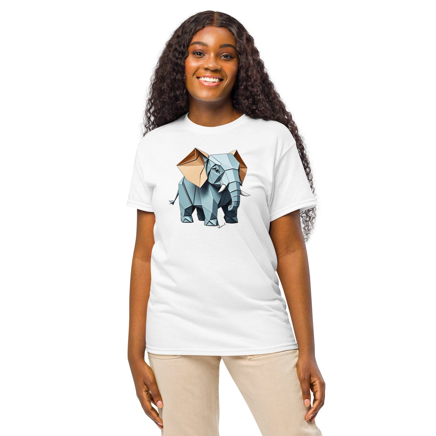 DryBlend® T-Shirt - Origami Elefant