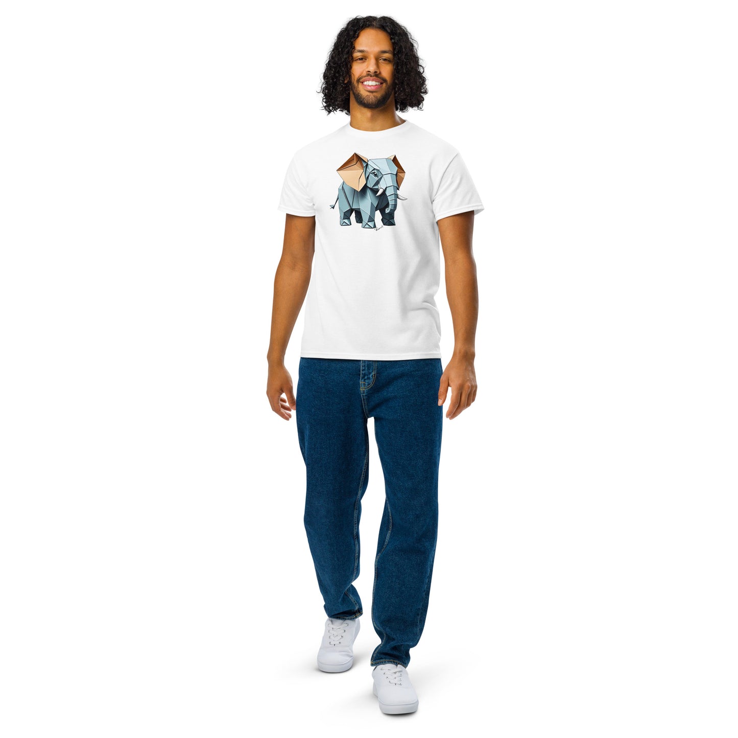 DryBlend® T-Shirt - Origami Elefant