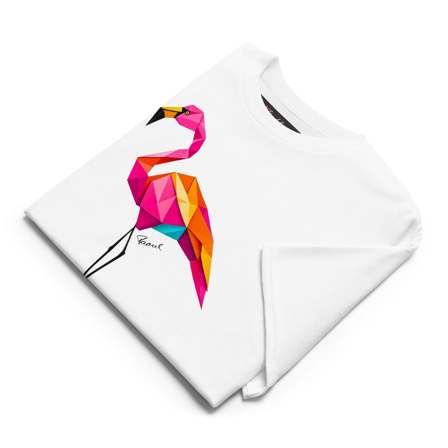 DryBlend® T-Shirt - Origami rosa Flamingo