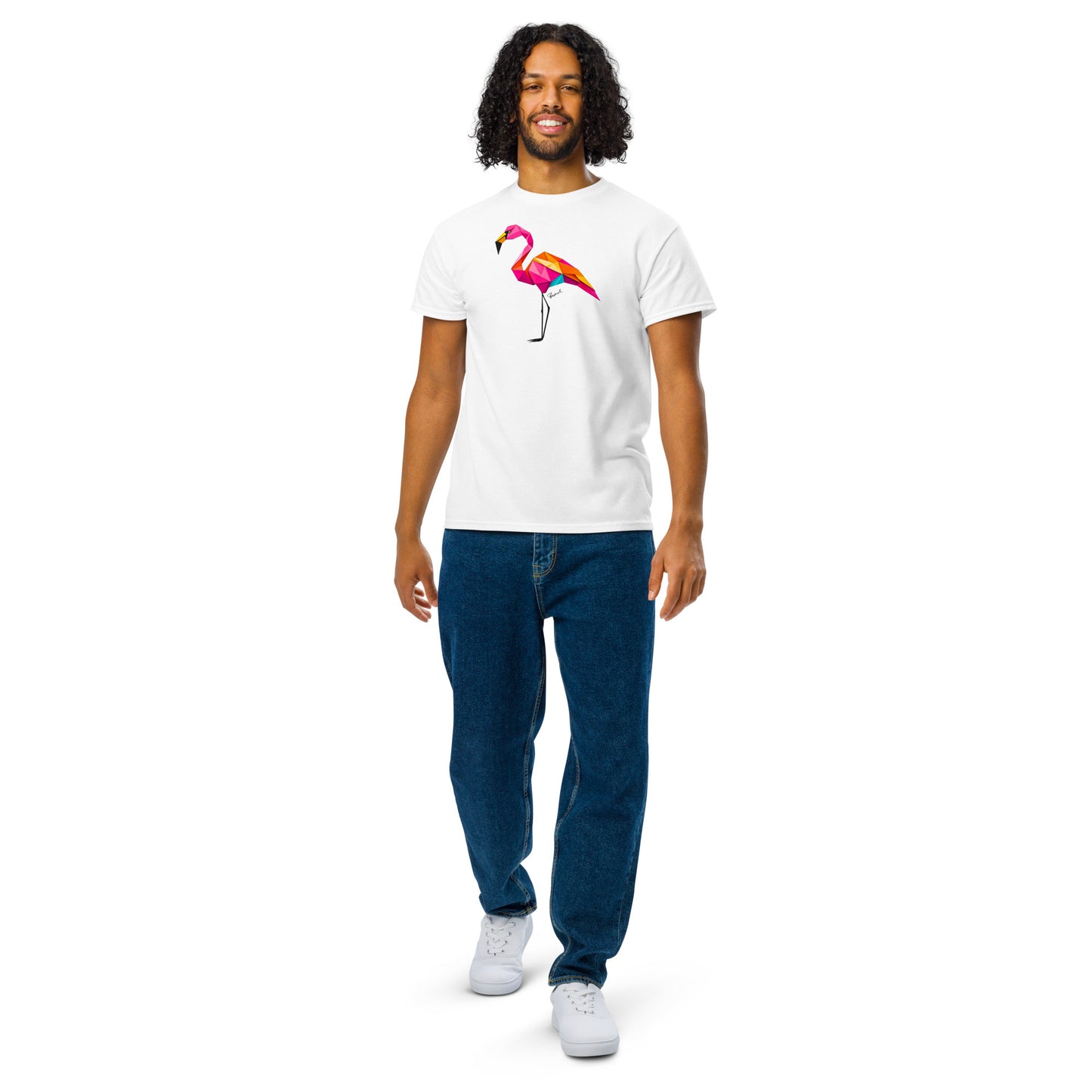 DryBlend® T-Shirt - Origami rosa Flamingo