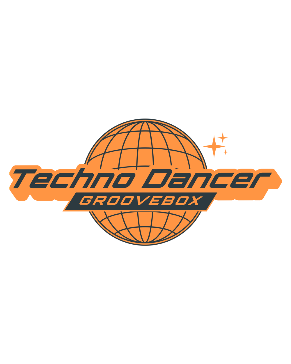 Schwarze glänzende Tasse - Techno Dancer
