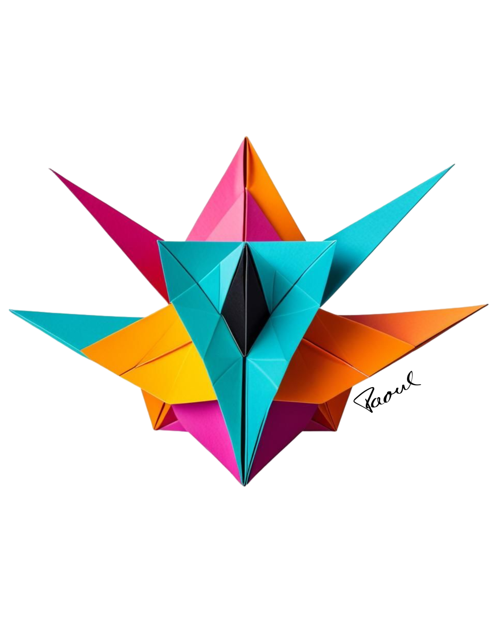 DryBlend® T-Shirt - Origami The future Airplane