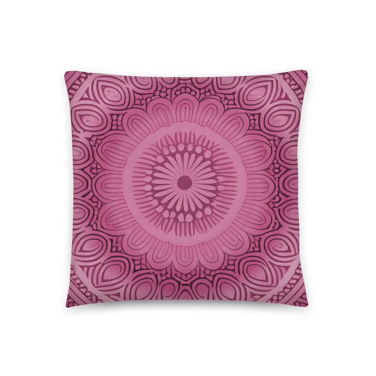 Basic-Kissen - Kreis Rosa