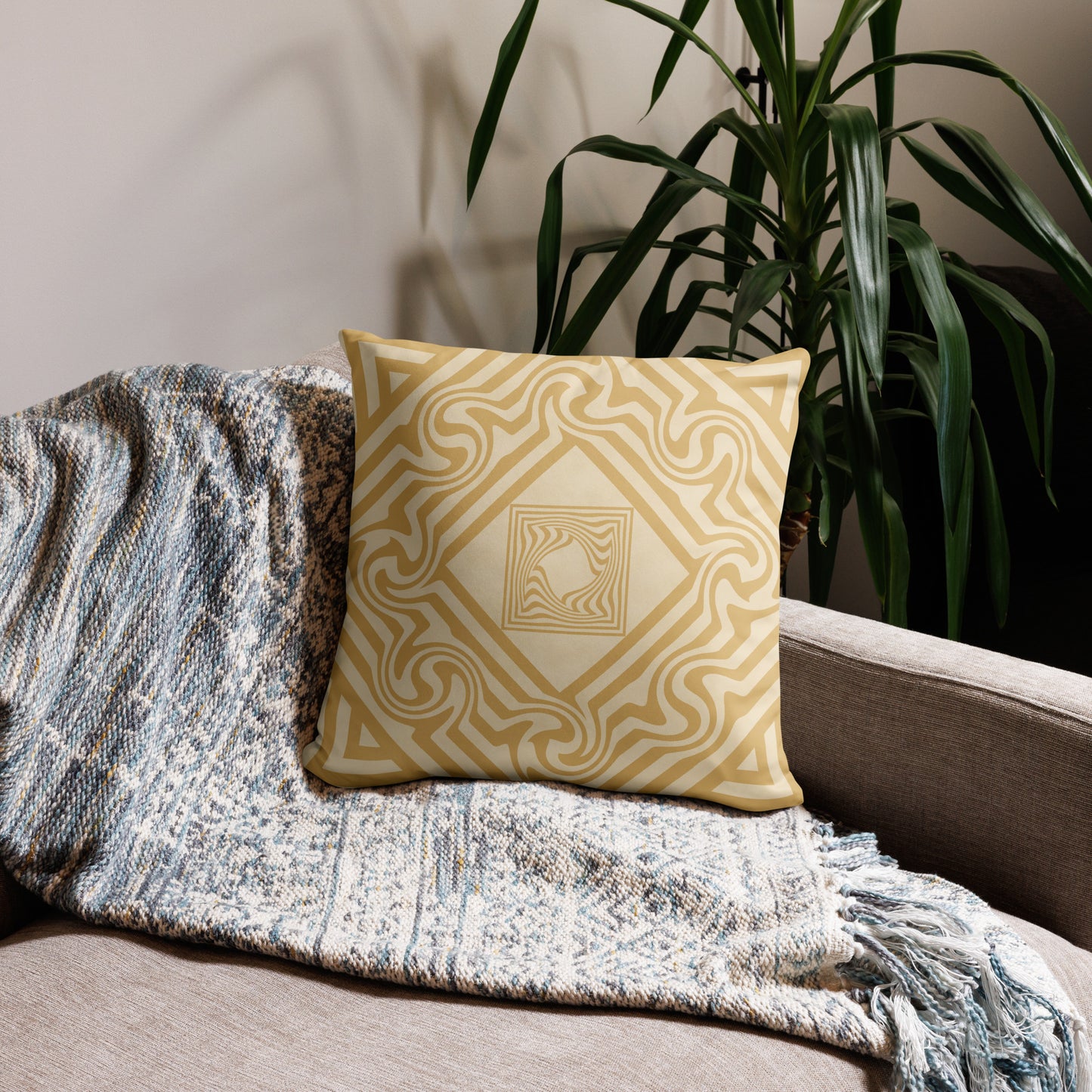 Kissen - Karo Swirl