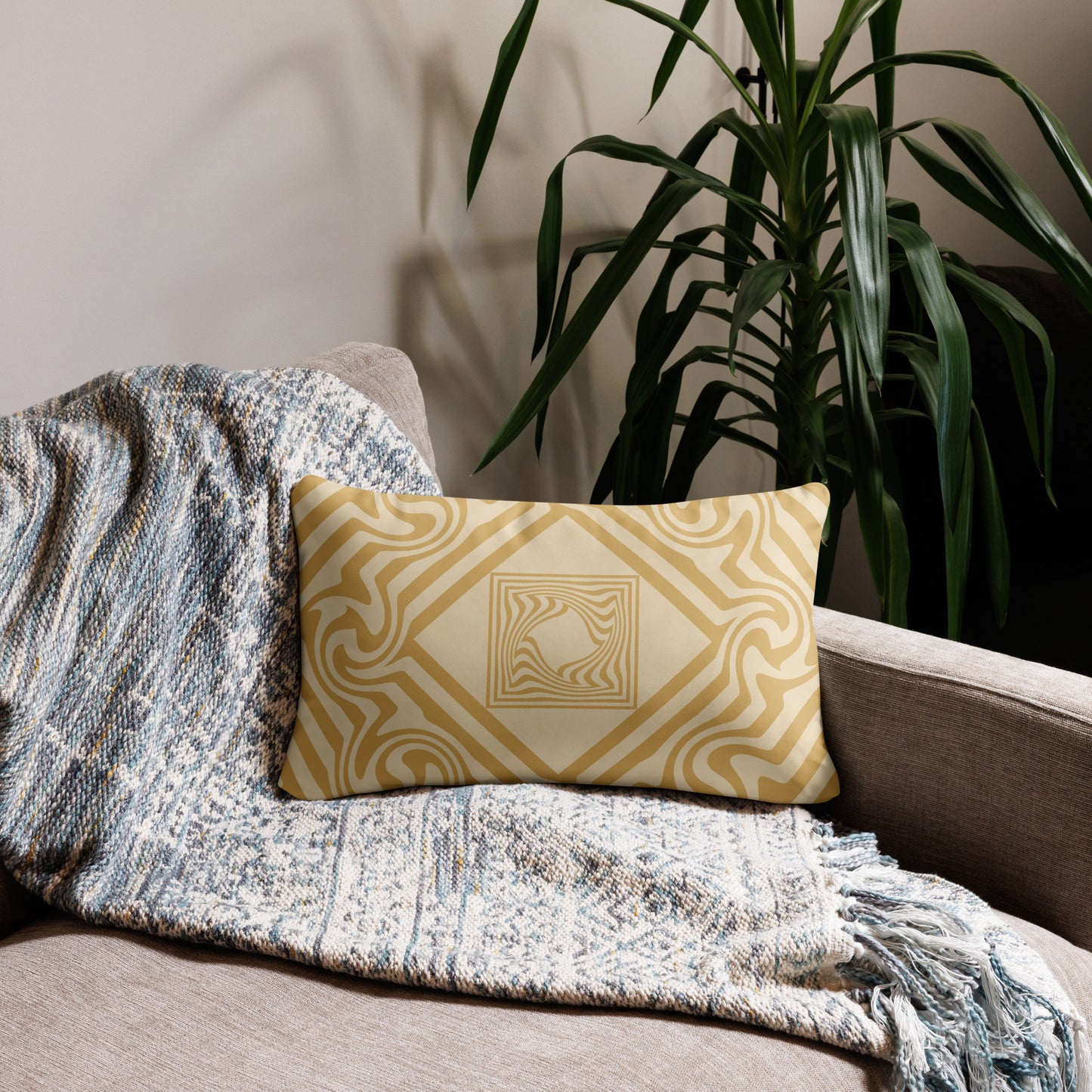 Kissen - Karo Swirl