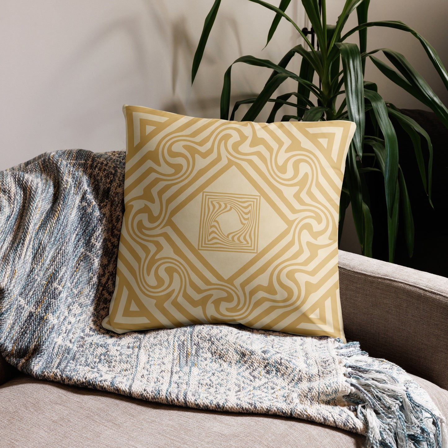 Kissen - Karo Swirl