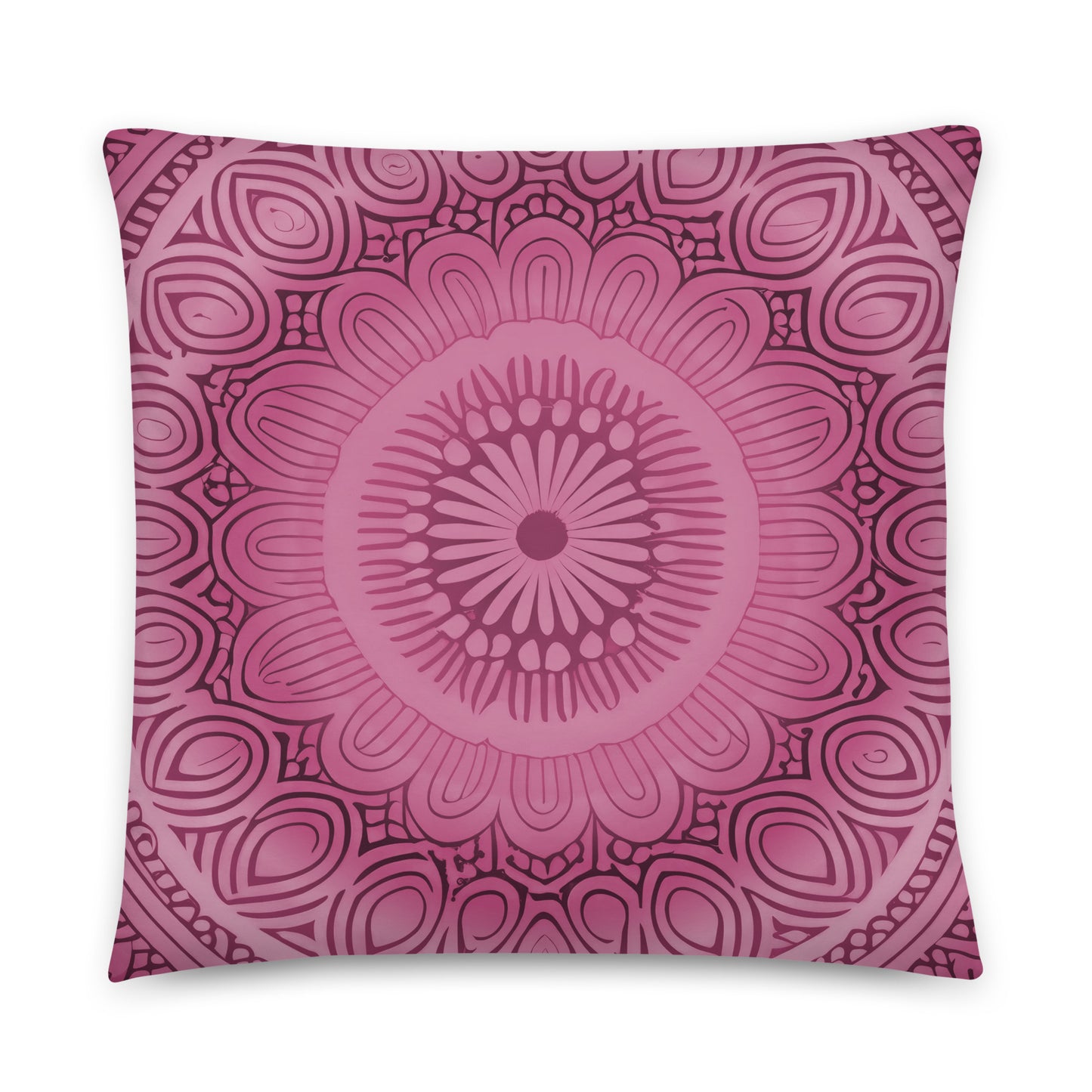 Basic-Kissen - Kreis Rosa