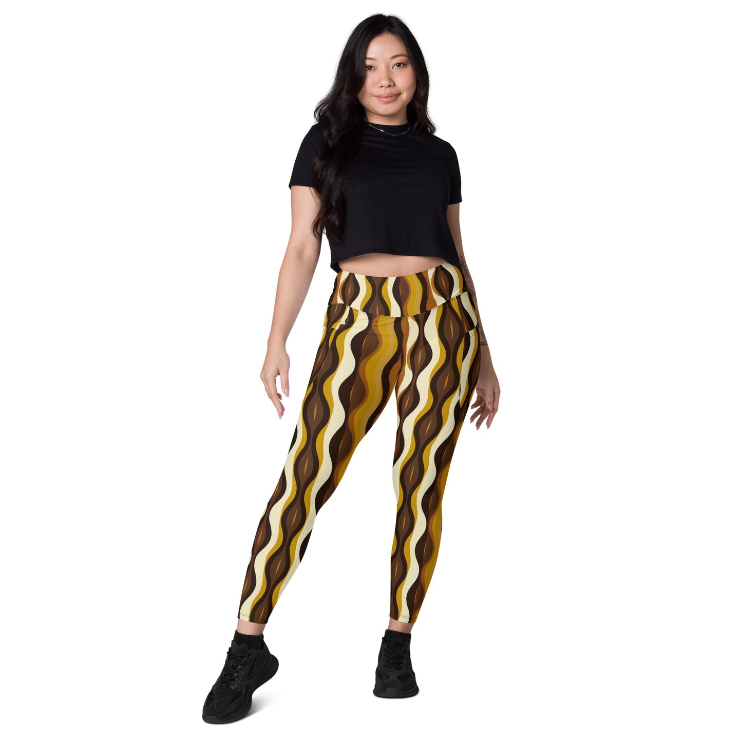Leggings mit Taschen - Afrika Linien