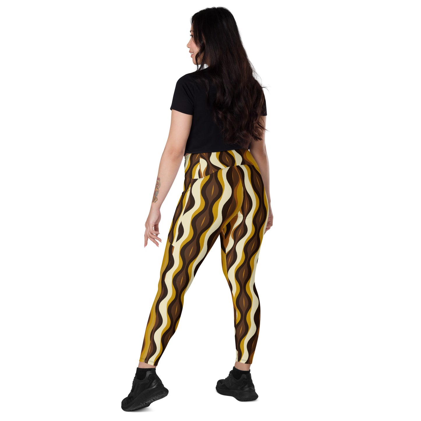 Leggings mit Taschen - Afrika Linien