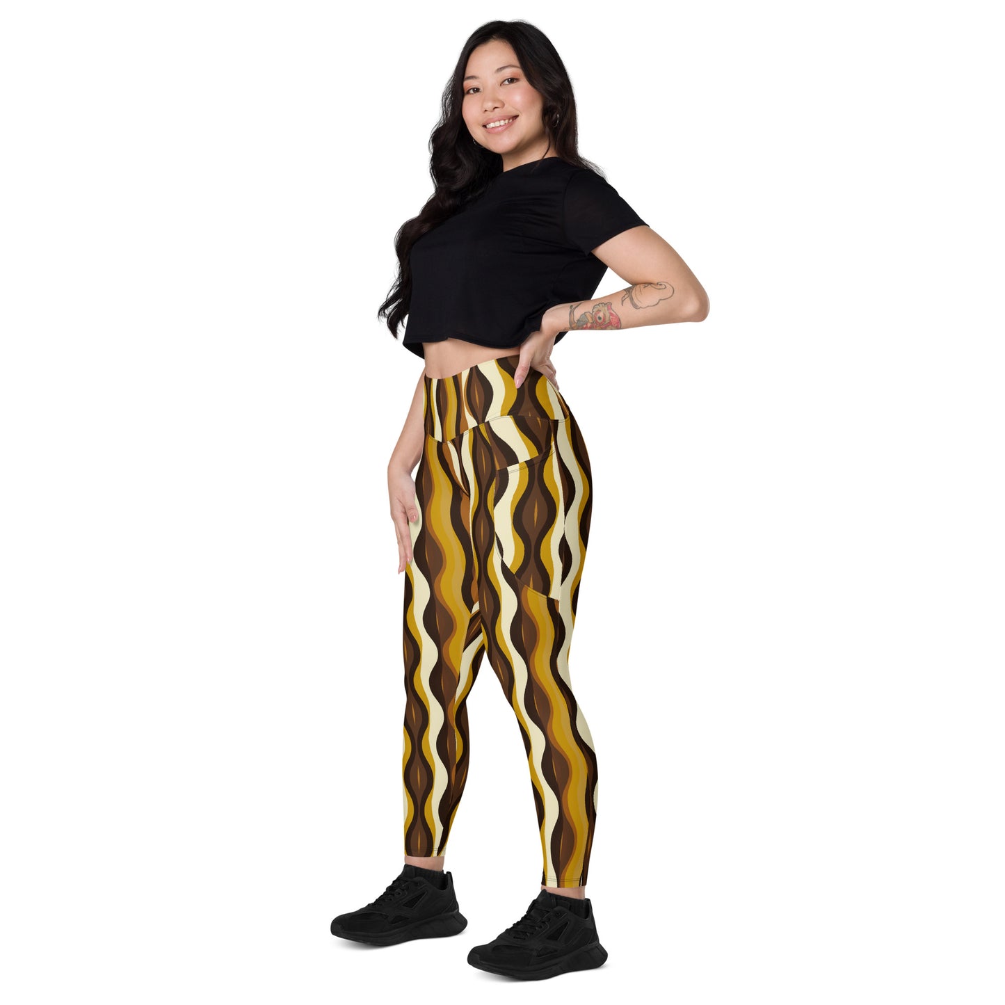 Leggings mit Taschen - Afrika Linien