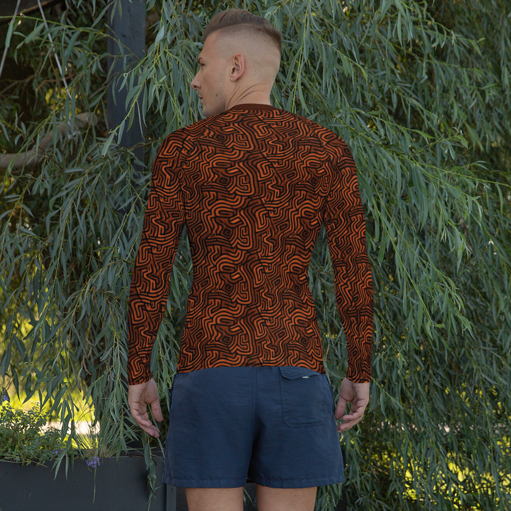 Herren-Rash-Guard - Afrikanische Erde