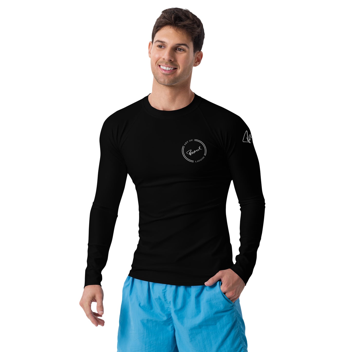 AllOver-Herren-Rash-Guard - Raoul Lavosh Black