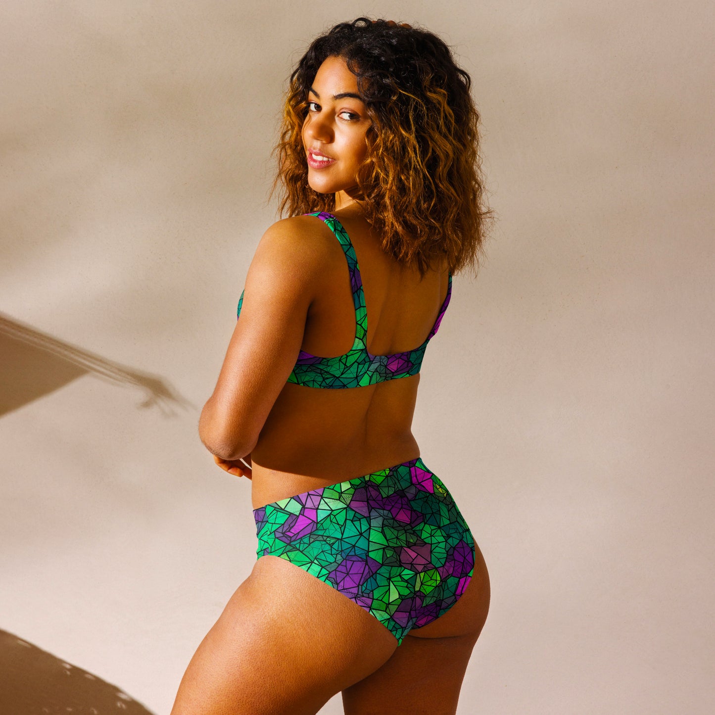High Waist Bikini - Mosaik