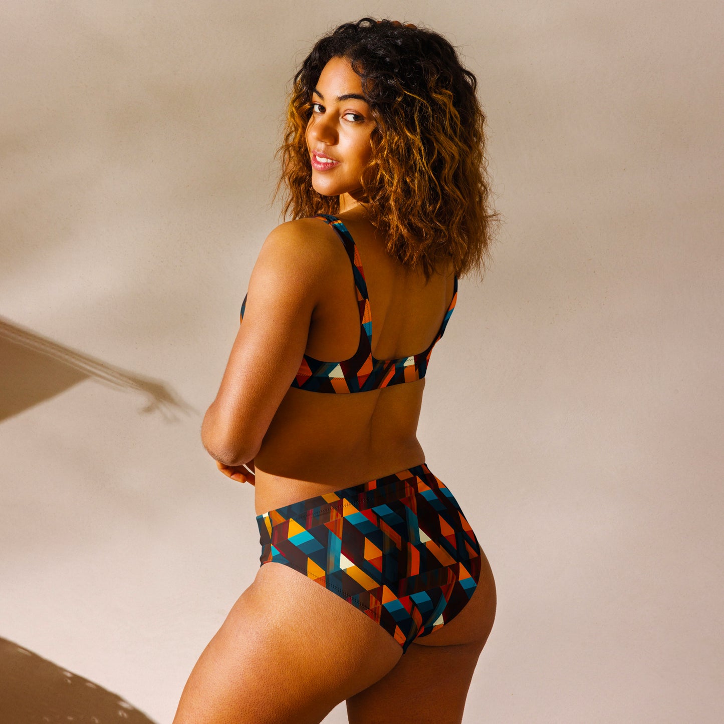 High Waist Bikini - Raute