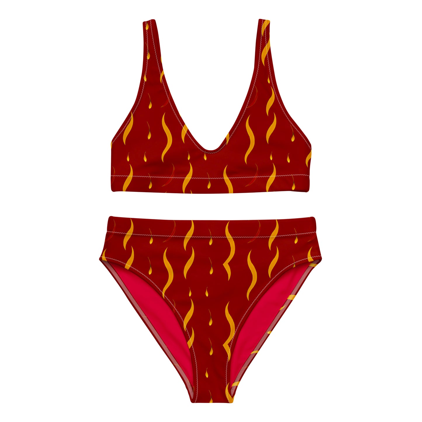 High Waist Bikini - Flamme