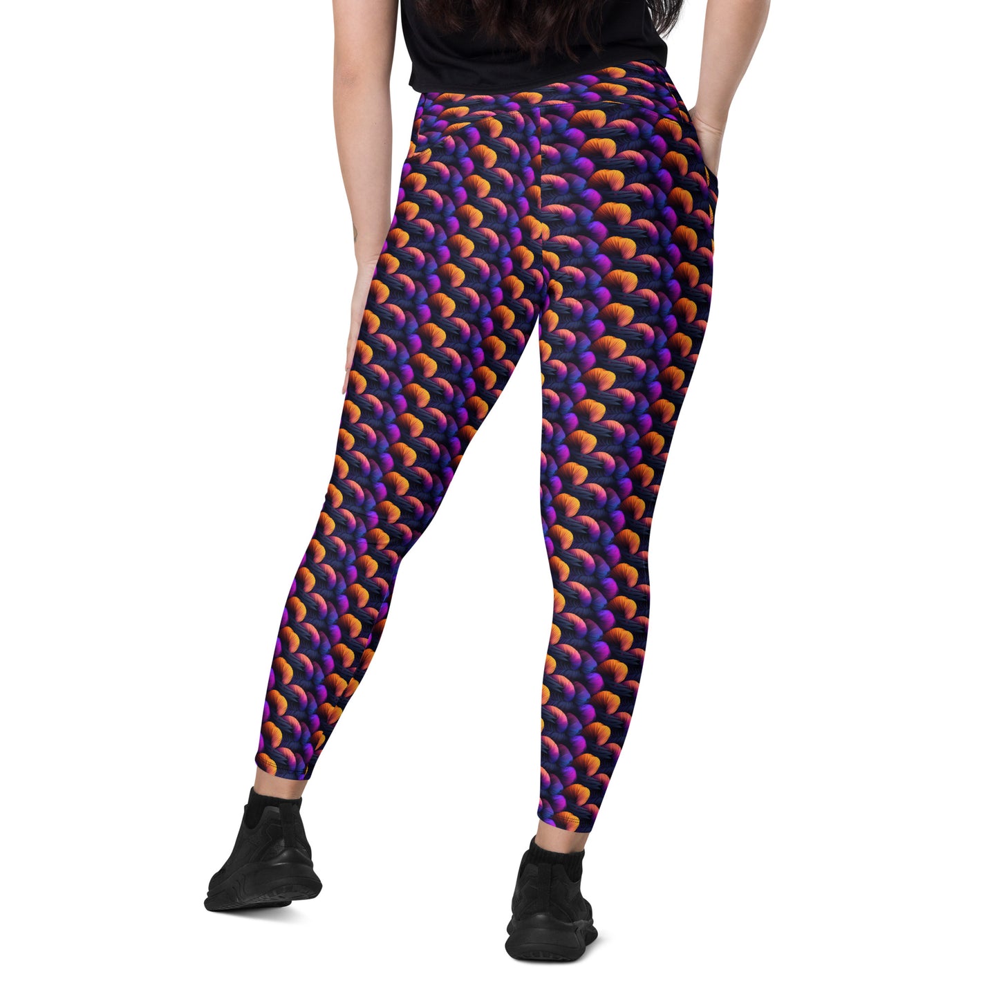 Leggings mit Taschen - bunte Knäuel