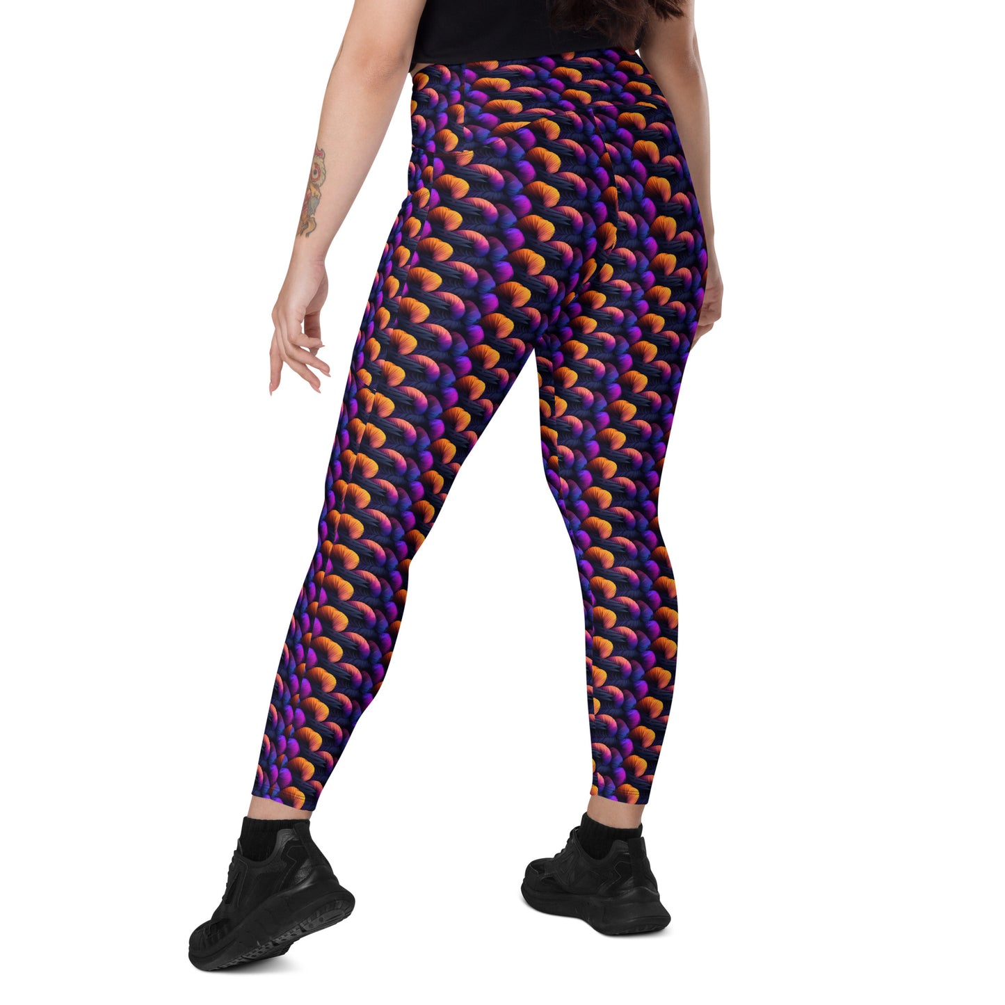 Leggings mit Taschen - bunte Knäuel