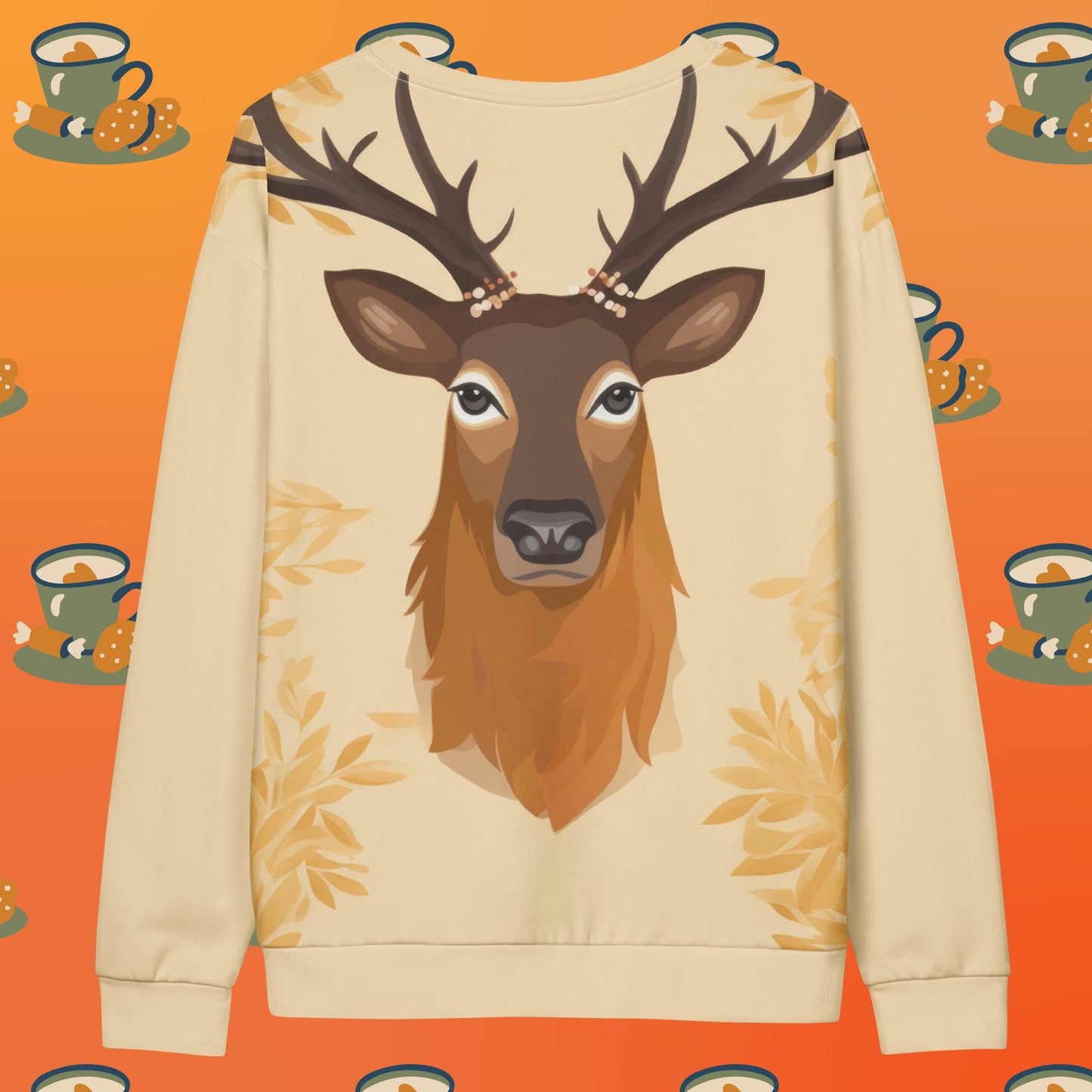 Damen-Pullover - Weihnachts-Hirsch