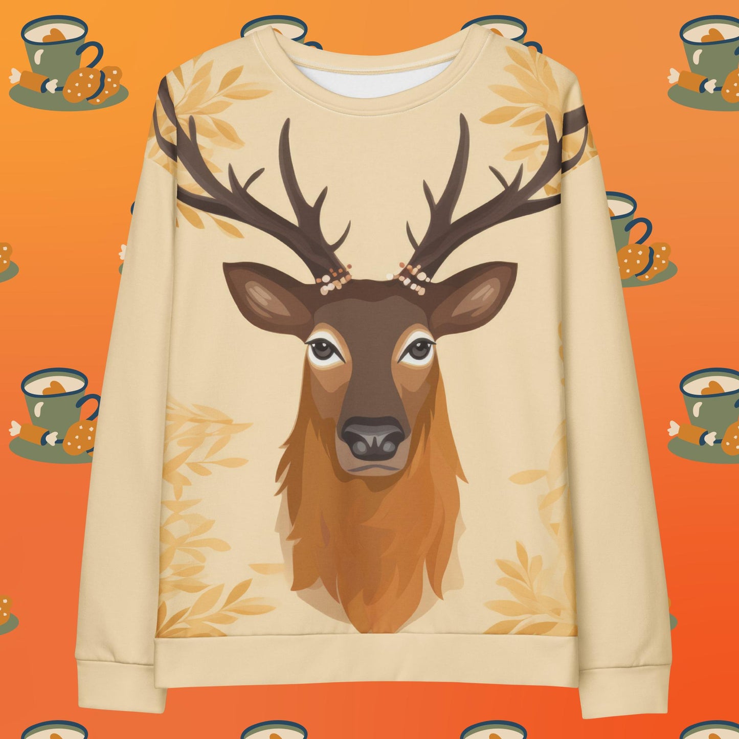 Damen-Pullover - Weihnachts-Hirsch