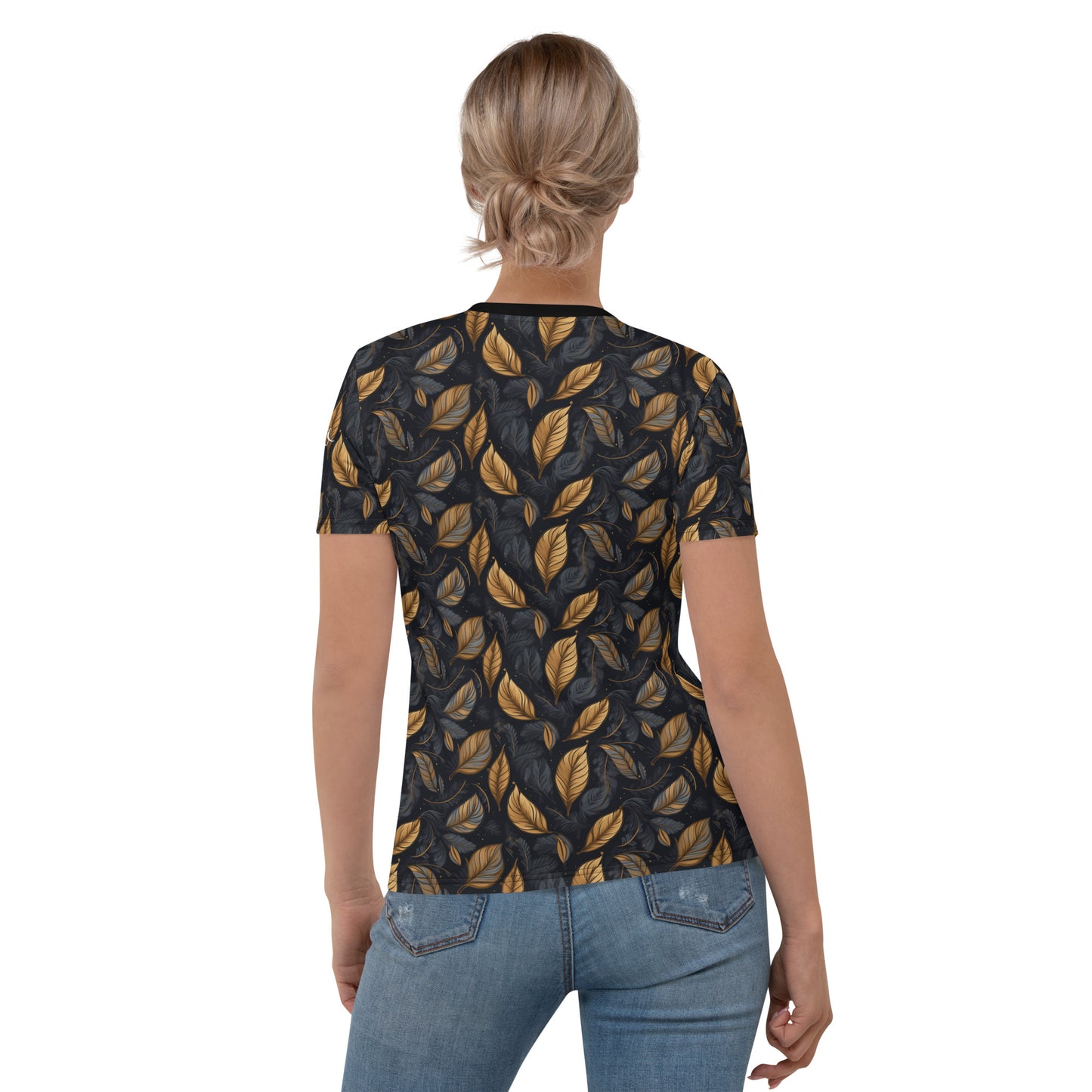 AllOver-Damen-T-Shirt - arabische Blätter