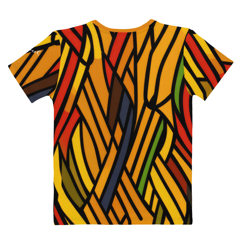 AllOver-Damen-T-Shirt - afrikanisches Muster
