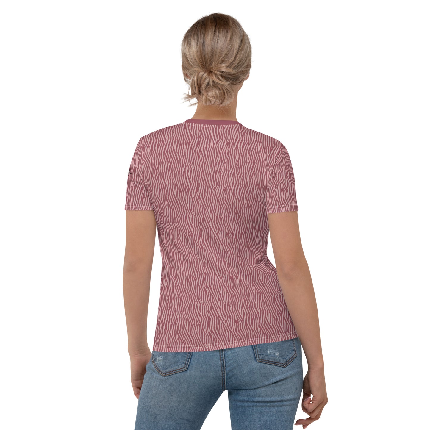 AllOver-Damen-T-Shirt - Rosa Ähren
