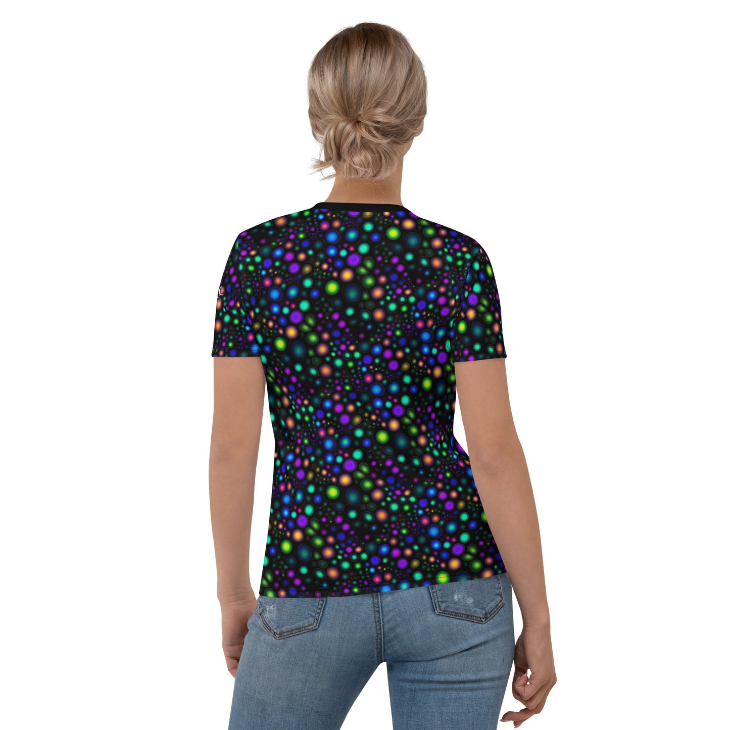 AllOver-Damen-T-Shirt - Leuchtpunkte