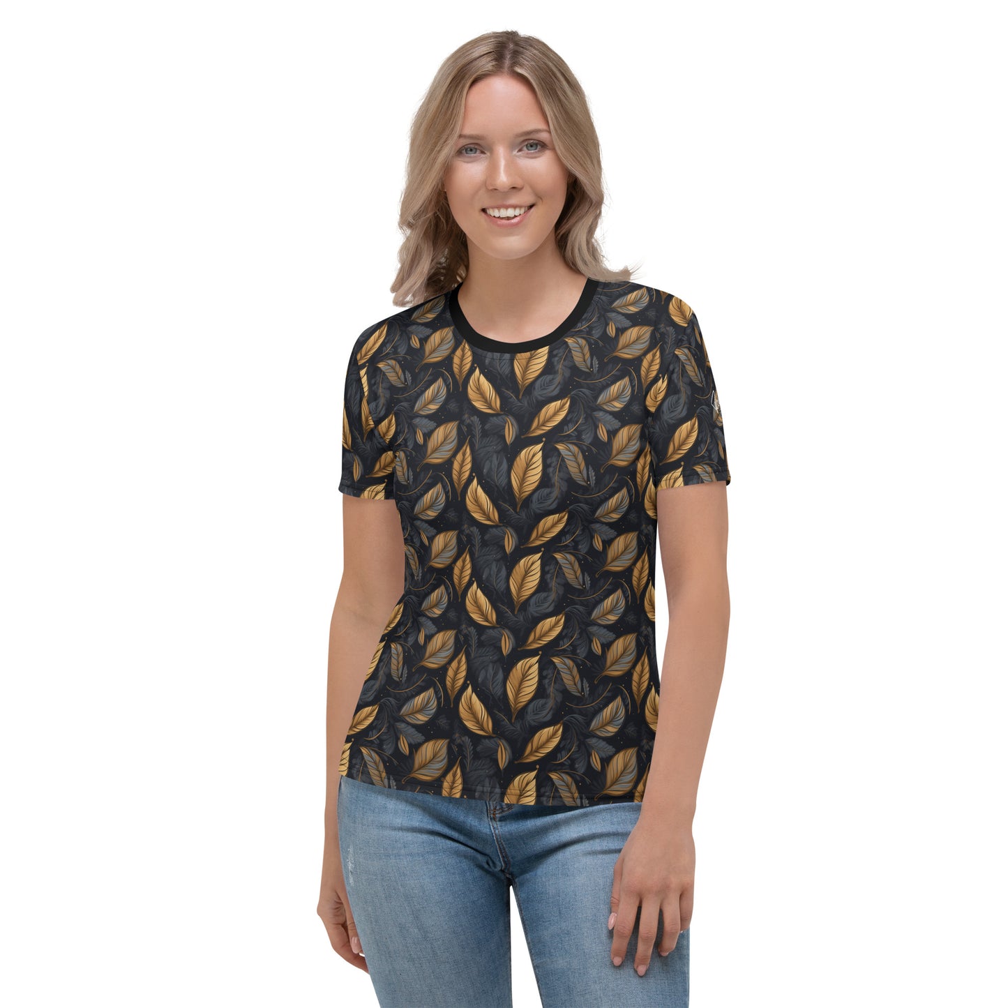 AllOver-Damen-T-Shirt - arabische Blätter